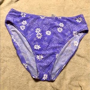 Carolina blues floral bikini bottoms